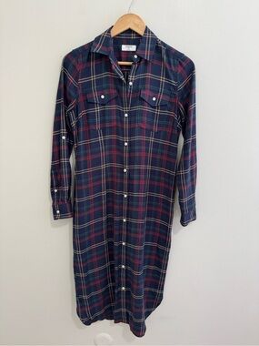 Untuckit Plaid Parker Long Sleeve Dress